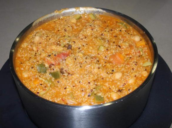 Moroccan Chickpea, Pear Quinoa