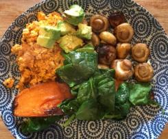 vegan scrambled eggs