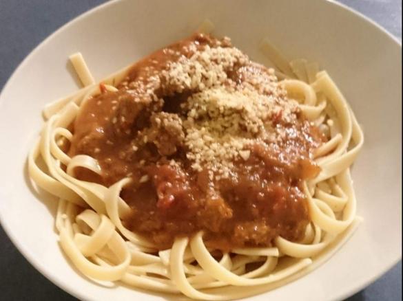 Julie's Chunky Spaghetti Bolognaise