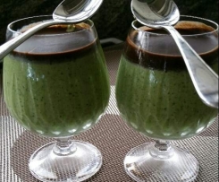 Healthy Choc Topped Mini Mint Cheesecakes