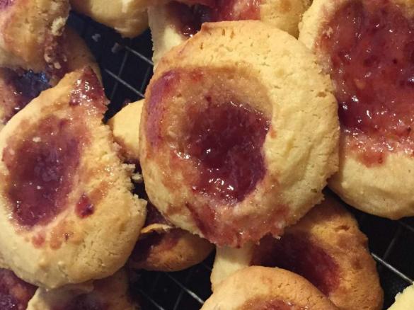 Peanut butter and jam drops