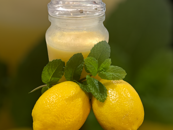 Microwave lemon butter