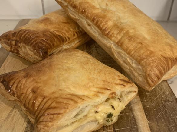 Old Fashioned Smoked Fish (Snapper) in Puff Pastry Parcels
