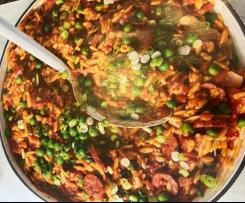 Cajun Risoni with Chorizo