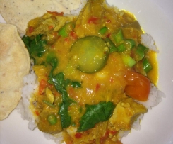 Indian Mango Chicken Curry