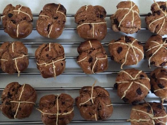 Yeast & Gluten Free Hot Cross Choc Buns