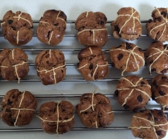 Yeast & Gluten Free Hot Cross Choc Buns