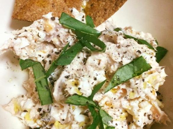 LCHF Tuna & Egg Dip