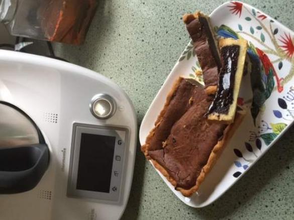 Valentines Chocolate Fudgy Tart