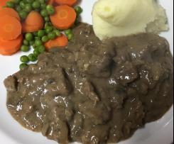 STEAK, KIDNEY AND MUSHROOM CASSEROLE