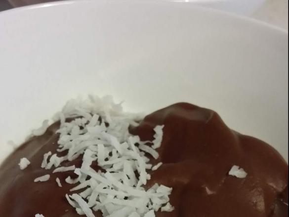 Easy Variation of Bounty Custard (Choc coconut custard)