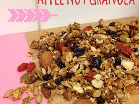 Apple Nut Crunchy Museli