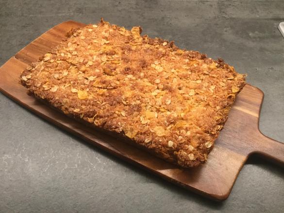 Cornflake honey slice