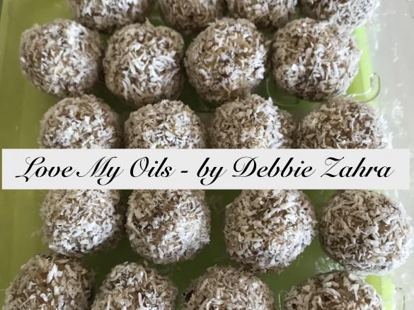 Lemon Lime Bliss Balls, Dairy Free, Vegan,  DoTerra