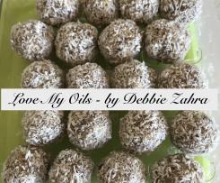 Lemon Lime Bliss Balls, Dairy Free, Vegan,  DoTerra