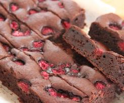 Gluten free Raspberry Chocolate Brownie