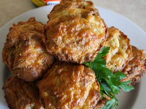 three cheese and vegemite muffins