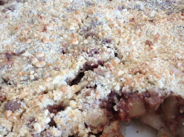 Choc Chip Apple Crumble