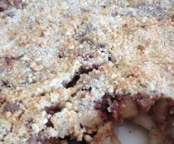 Choc Chip Apple Crumble