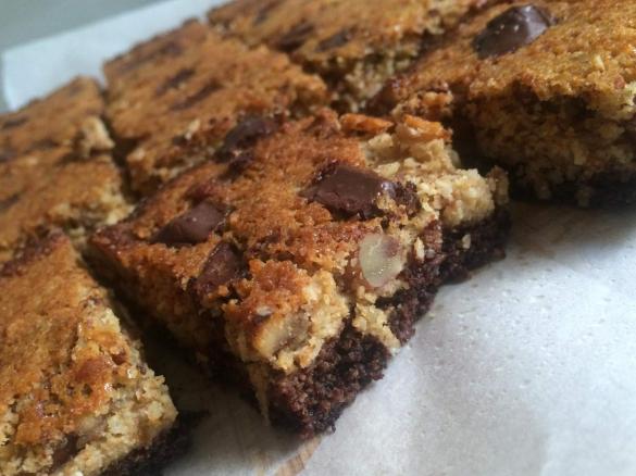 German Chocolate Cake Bars - Gluten, Dairy and Refined Sugar Free