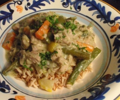 Creamy Herb and Garlic Chicken Medley