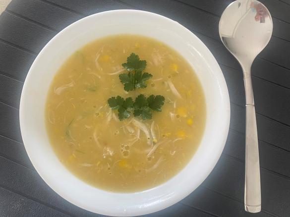 KIM'S Sweetcorn and Chicken Soup