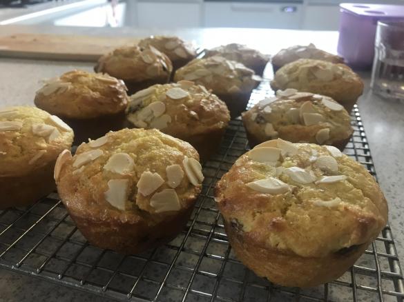 Whole orange date cupcakes