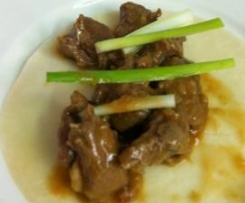 Mongolian Lamb Pancakes