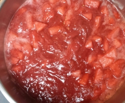 Stewed Rhubarb & Apple