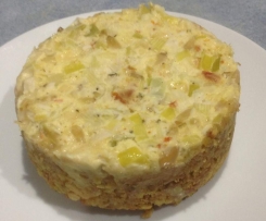 Chicken and Pine Nut Savoury Cheesecake
