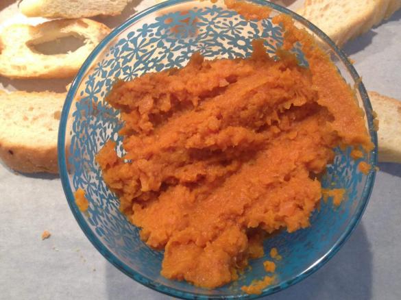 Sweet spiced carrot dip
