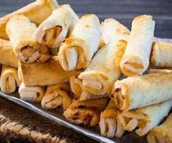 Pumpkin & Garlic Cheese Rolls