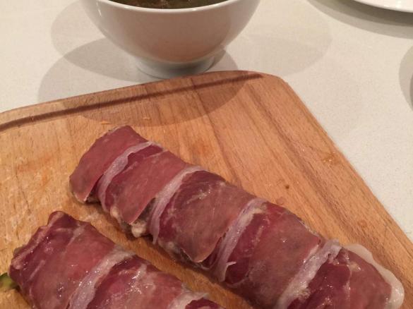 Italian Style Meatloaf with rich porcini sauce