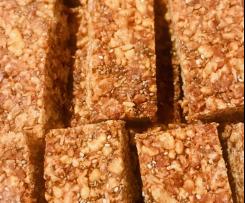 Crispy date & chia bars