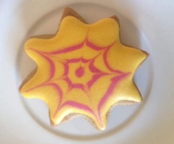Halloween Spider Web Biscuits