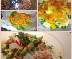 Omelette EGG WHITE, Bacon, Chilli, Spring Onion