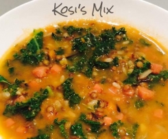 Ham, Lentil & Kale Soup