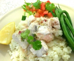 thai fish papilotte