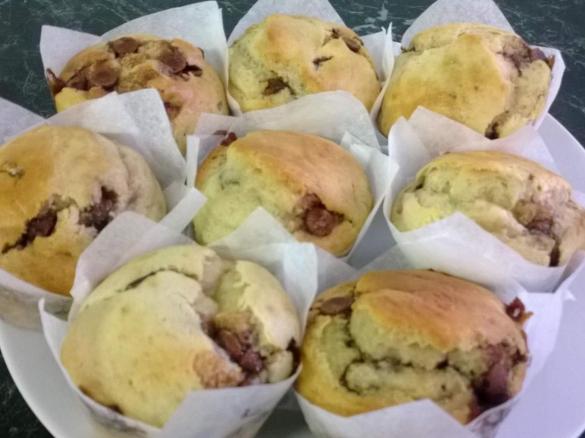 Banana Choc Chip Muffins