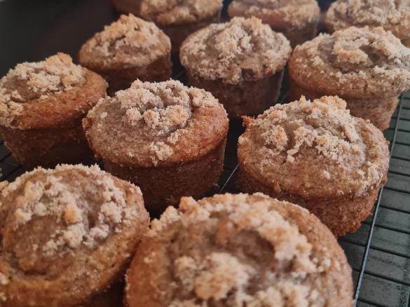 Banana Flaxmeal Muffins