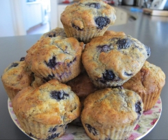 delicious blueberry muffins