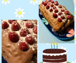 Chocolate avocado cake