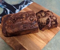 Marbled banana bread