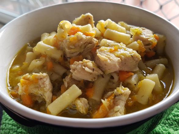 Thick Chicken Pasta Broth