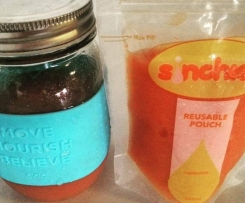 Watermelon, pear, orange, strawberry and mango Juice - The easy way to add fruit to their diet