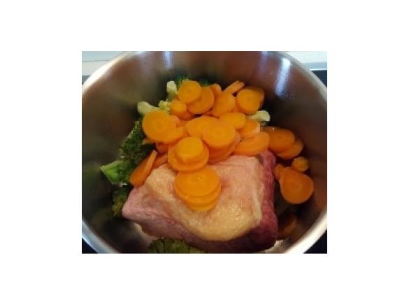 Silverside with cheesy white sauce