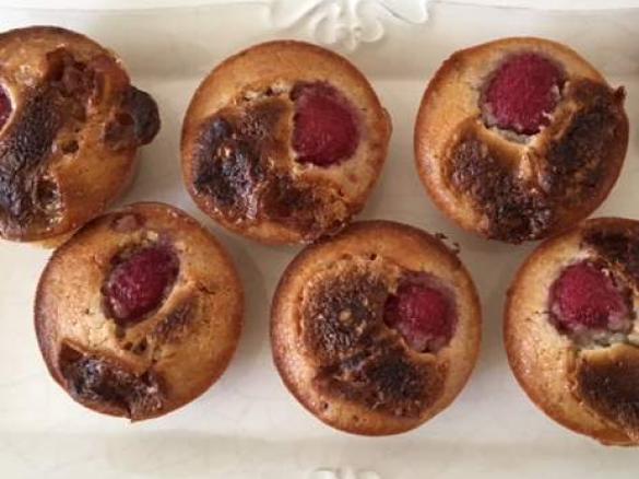 Raspberry and Marshmallow Friands