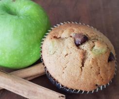 Apple-Cinnamon Choc Chip Muffin