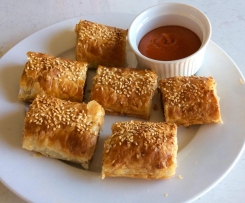 Mum's Easy Vegetarian Sausage Rolls