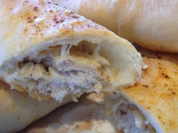 Taco Chicken and Cheese Pizza Rolls